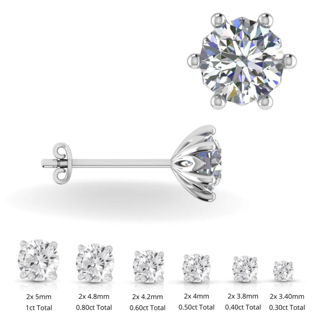 Lab Grown Diamond Earrings Cheap Lab Grown Diamond Studs