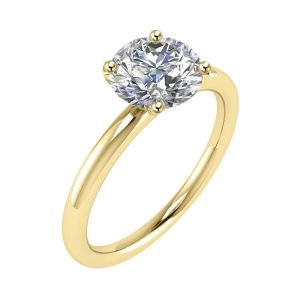 four claw classic claw set diamond solitaire engagement ring