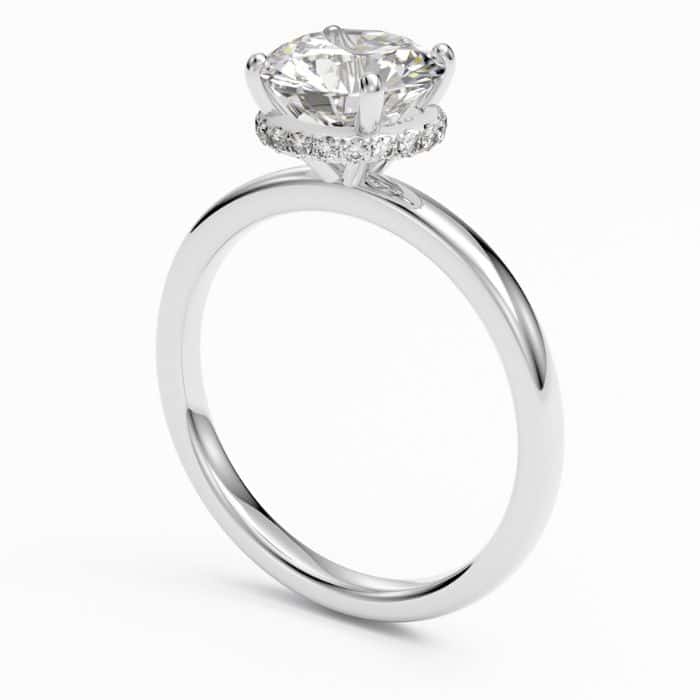 4.50Ct Cushion Cut Diamond Simulated Halo Engagement Ring 14K White Gold  Size 9 | eBay