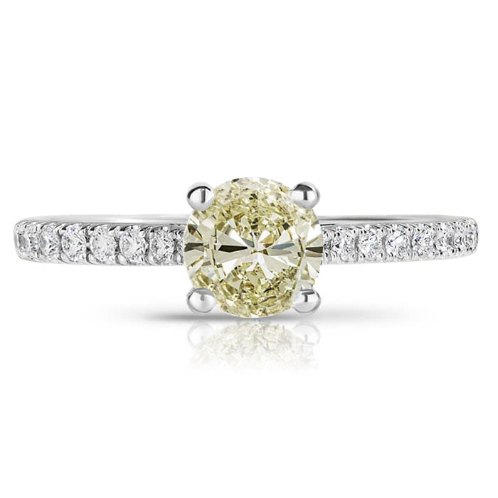 yellow diamond adeline-round-diamond-shoulder-engagement-ring-top-view